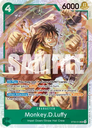 Carta Monkey.D.Luffy ST30-012