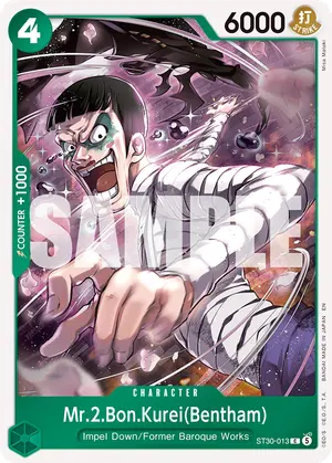 Carta Mr.2.Bon.Kurei(Bentham) ST30-013