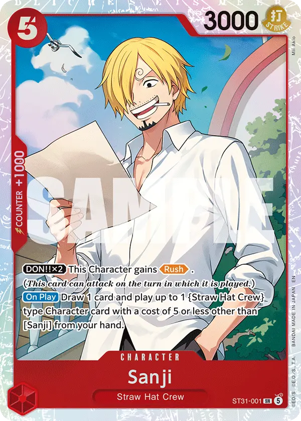 Carta Sanji ST31-001