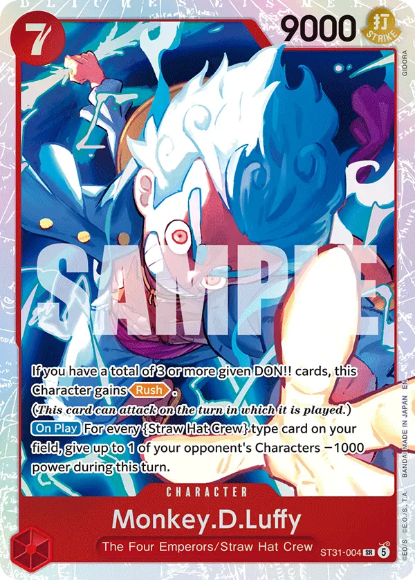 Monkey.D.Luffy ST31-004 card