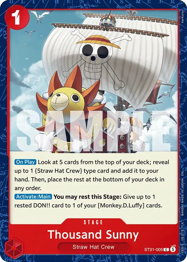 Carta Thousand Sunny ST31-005