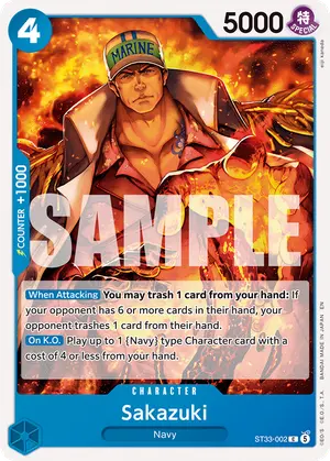 Carta Sakazuki ST33-002