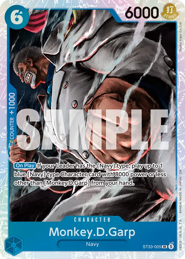 Monkey.D.Garp ST33-005 card