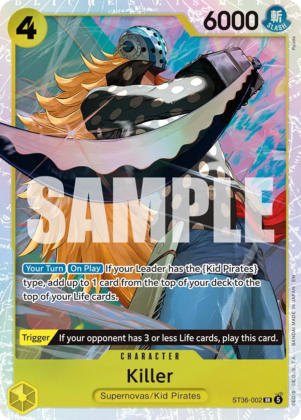 Carta Killer ST36-002