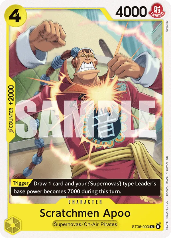 Carta Scratchmen Apoo ST36-003