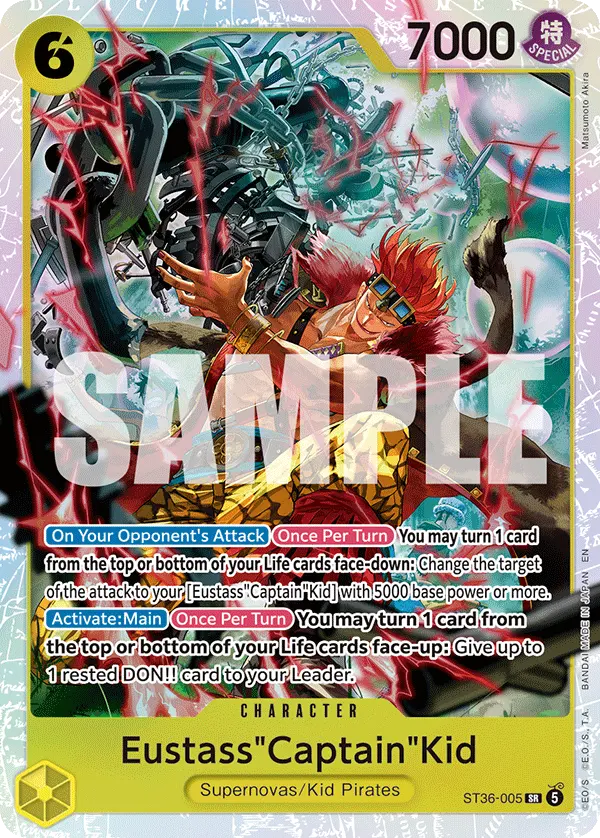 Carta Eustass"Captain"Kid ST36-005