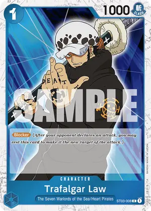 Carta Trafalgar Law ST03-008, versión Normal