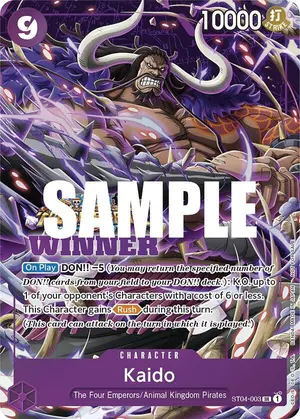 Carta Kaido ST04-003, versión Arte alternativo