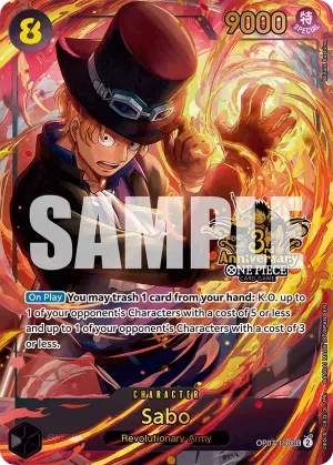 Carta Sabo OP07-118, versión Arte alternativo