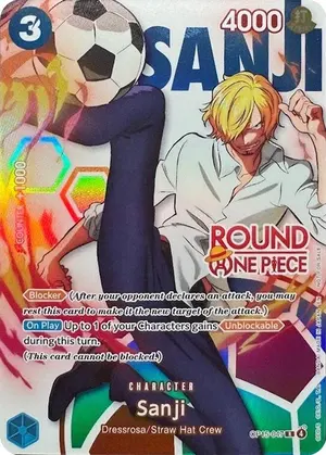 Carta Sanji OP15-047, versión Arte alternativo