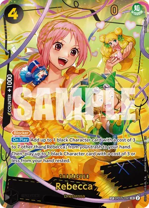 Carta Rebecca OP05-091, versión SP