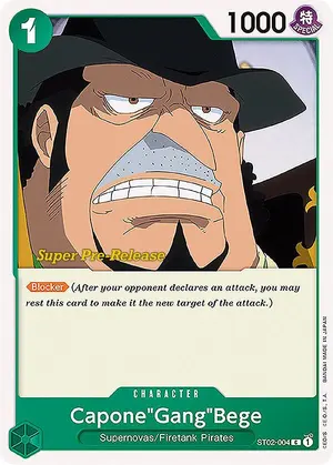 Carta Capone"Gang"Bege ST02-004, versión Promo