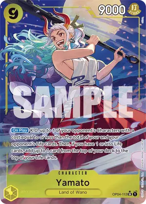 Carta Yamato OP04-112, versión Arte alternativo