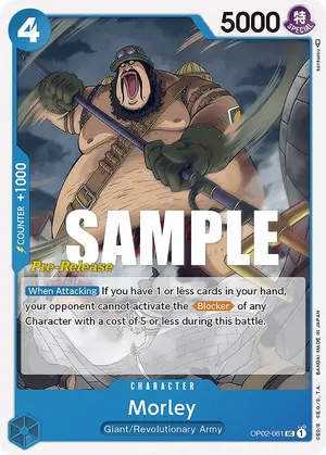 Carta Morley OP02-061, versión Promo