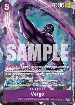 Carta Vergo OP14-061, versión Arte alternativo