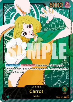 Carta Carrot OP08-021, versión SP