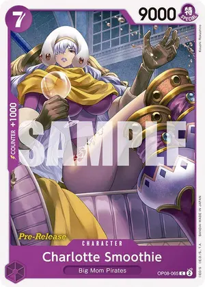 Carta Charlotte Smoothie OP08-065, versión Promo