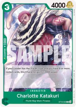 Carta Charlotte Katakuri ST16-003, versión Normal
