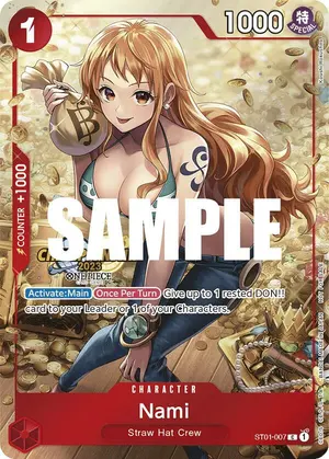 Carta Nami ST01-007, versión Arte alternativo