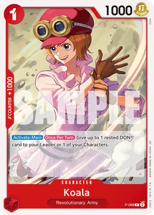Carta Koala P-069, versión Normal