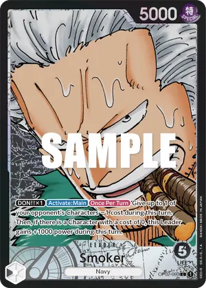 Carta Smoker OP02-093, versión Arte alternativo