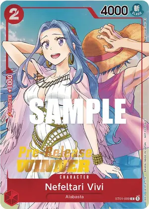 Carta Nefeltari Vivi ST01-009, versión Arte alternativo