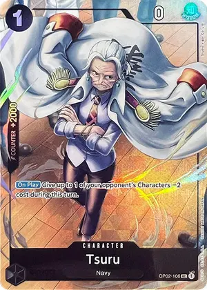 Carta Tsuru OP02-106, versión Arte alternativo