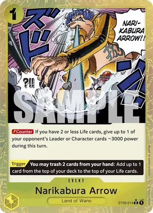 Carta Narikabura Arrow ST09-014, versión Normal