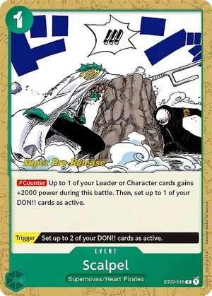 Carta Scalpel ST02-015, versión Promo