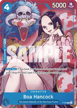Carta Boa Hancock P-066, versión Promo