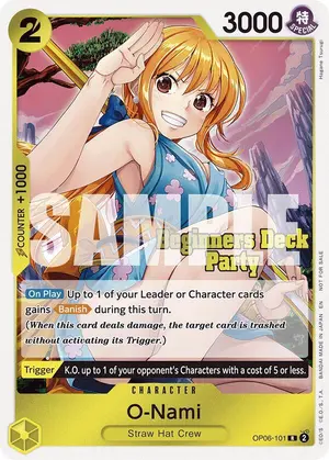 Carta O-Nami OP06-101, versión Promo