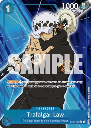 Carta Trafalgar Law ST03-008, versión Arte alternativo