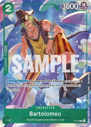 Carta Bartolomeo P-029, versión Promo
