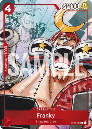 Carta Franky ST01-010, versión Arte alternativo