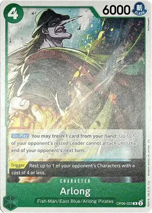 Carta Arlong OP06-023, versión Normal
