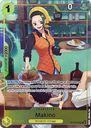 Carta Makino ST13-012, versión Arte alternativo