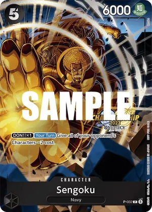 Carta Sengoku P-032, versión Promo