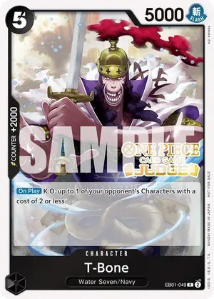 Carta T-Bone EB01-049, versión Promo