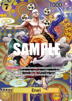 Carta Enel OP05-100, versión SP