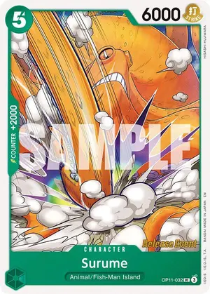 Carta Surume OP11-032, versión Promo