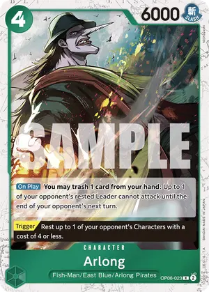 Carta Arlong OP06-023, versión Normal