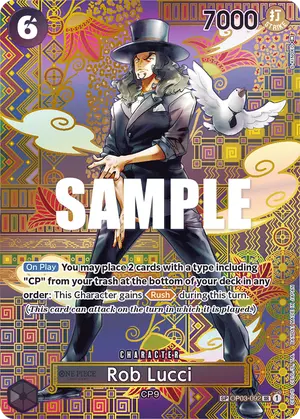 Carta Rob Lucci OP03-092, versión SP