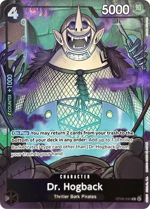 Carta Dr. Hogback OP06-090, versión Arte alternativo