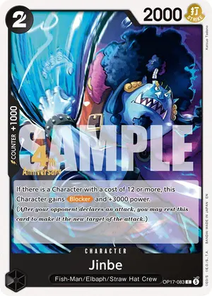 Carta Jinbe OP17-083, versión Promo