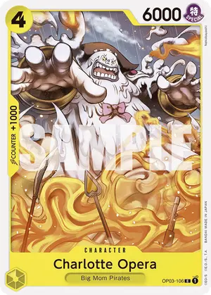 Carta Charlotte Opera OP03-106, versión Normal