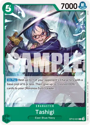 Carta Tashigi OP12-031, versión Normal
