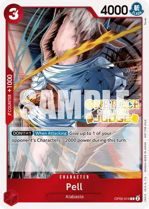 Carta Pell OP05-014, versión Promo