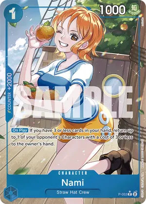 Carta Nami P-053, versión Arte alternativo