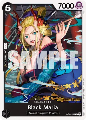 Carta Black Maria OP11-089, versión Promo