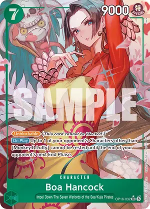Carta Boa Hancock OP16-032, versión Arte alternativo